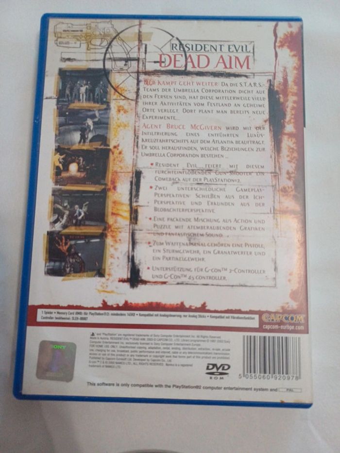 Resident Evil Dead Aim Playstation 2 (PS2) - photo numéro 3