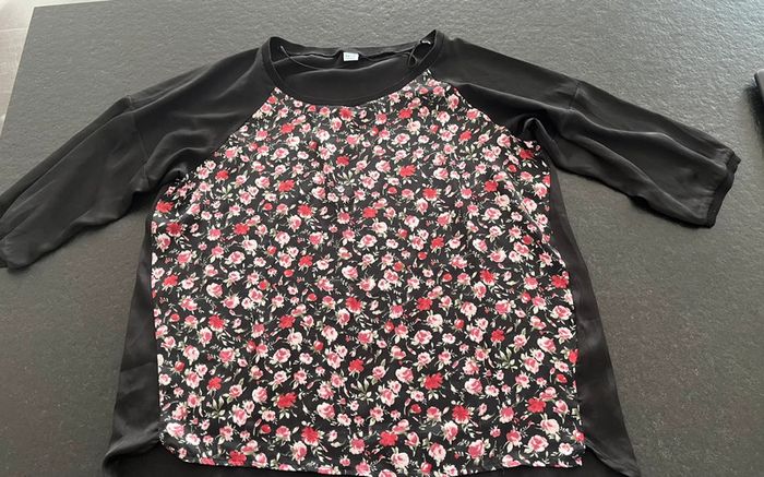 Blouse bi-matière 48