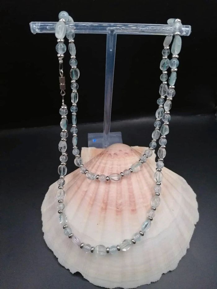 Collier Topaze bleue