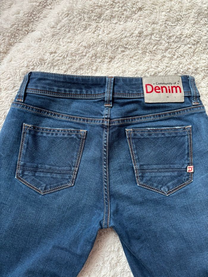 Jeans bleu coupe droite taille 25 - photo numéro 3