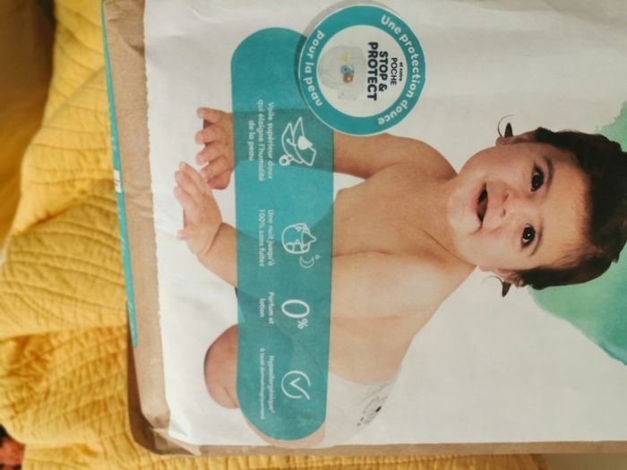 Lot de 2 paquets de couches Pampers Harmonie taille 3 - photo numéro 6
