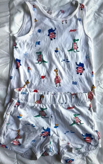 Ensemble léger débardeur/short - 12 mois