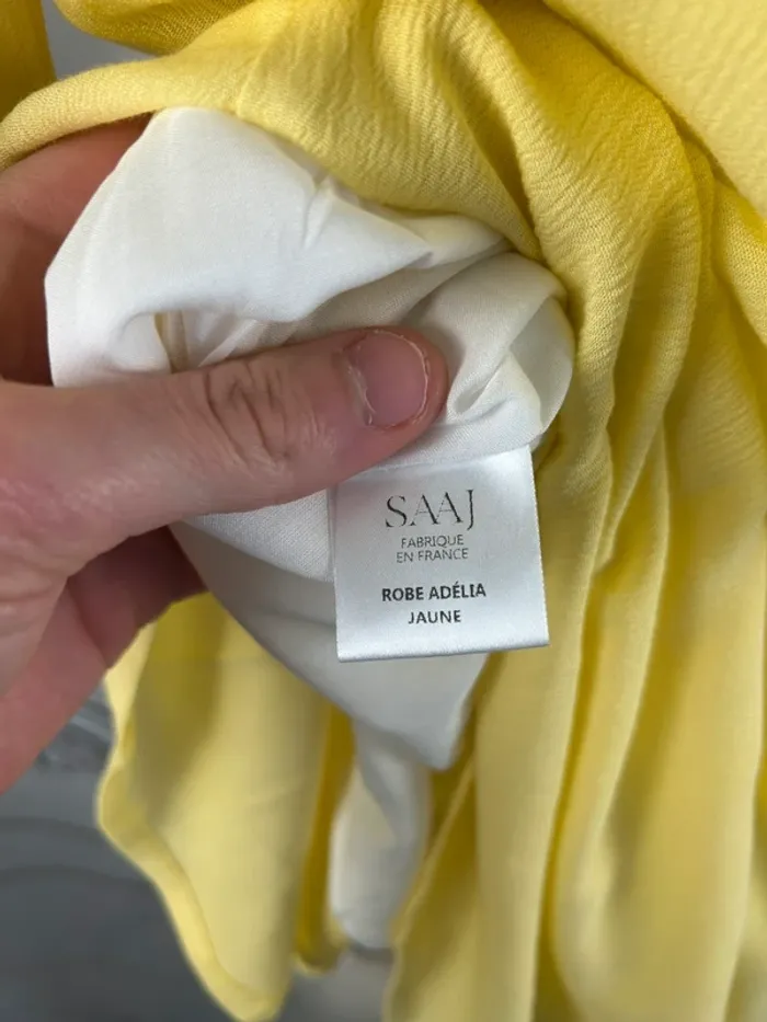 Robe courte Jaune SAAJ T3 / L neuve - photo numéro 7