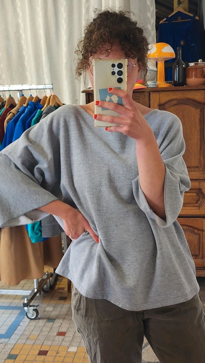 Superbe sweat ample années 80's taille 42 - photo numéro 3