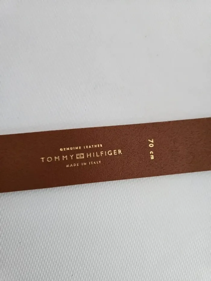 Ceinture Tommy Hilfiger marron - photo numéro 2