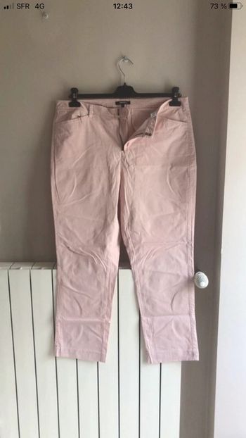 Pantalon rose pale Georges