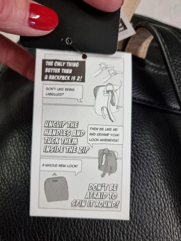 Desigual sac à dos réversible noir/beige Trip Madeira - photo numéro 14