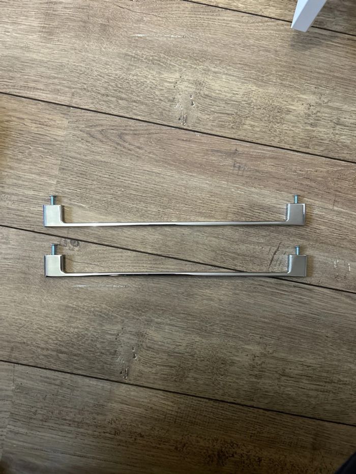Lot de 2 poignées chrome