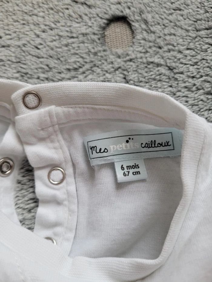 Tee-shirt manches longues 6 mois renard - photo numéro 4