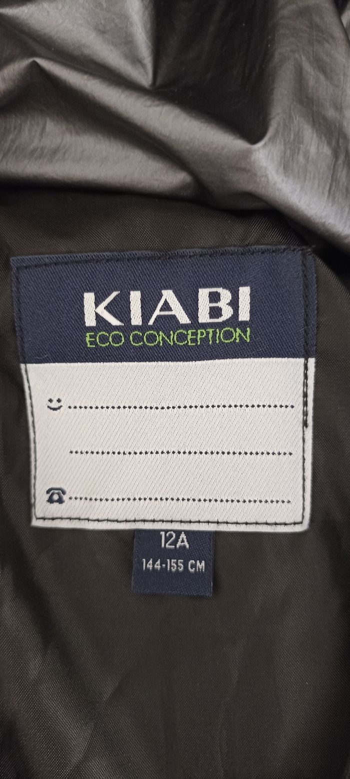 Blouson doudoune enfant gris métallisé - photo numéro 3