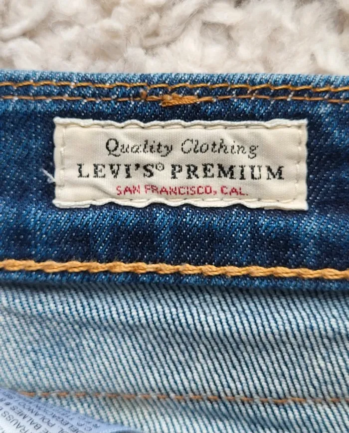 Jean Levi's 512 bleu Taille W32 L34 Taille petit 42 - photo numéro 5