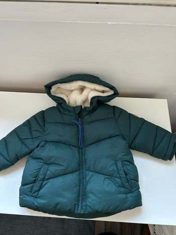 Doudoune tape à l’œil 6 mois verte