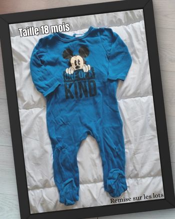 Pyjama coton Mickey 🧸 Disney 🧸 Taille 18 mois 