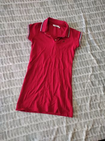 Robe polo manches courtes rouge Kaporal taille 10 ans