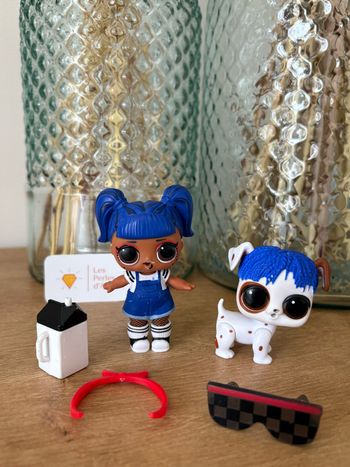 2 poupées lol surprise bleu