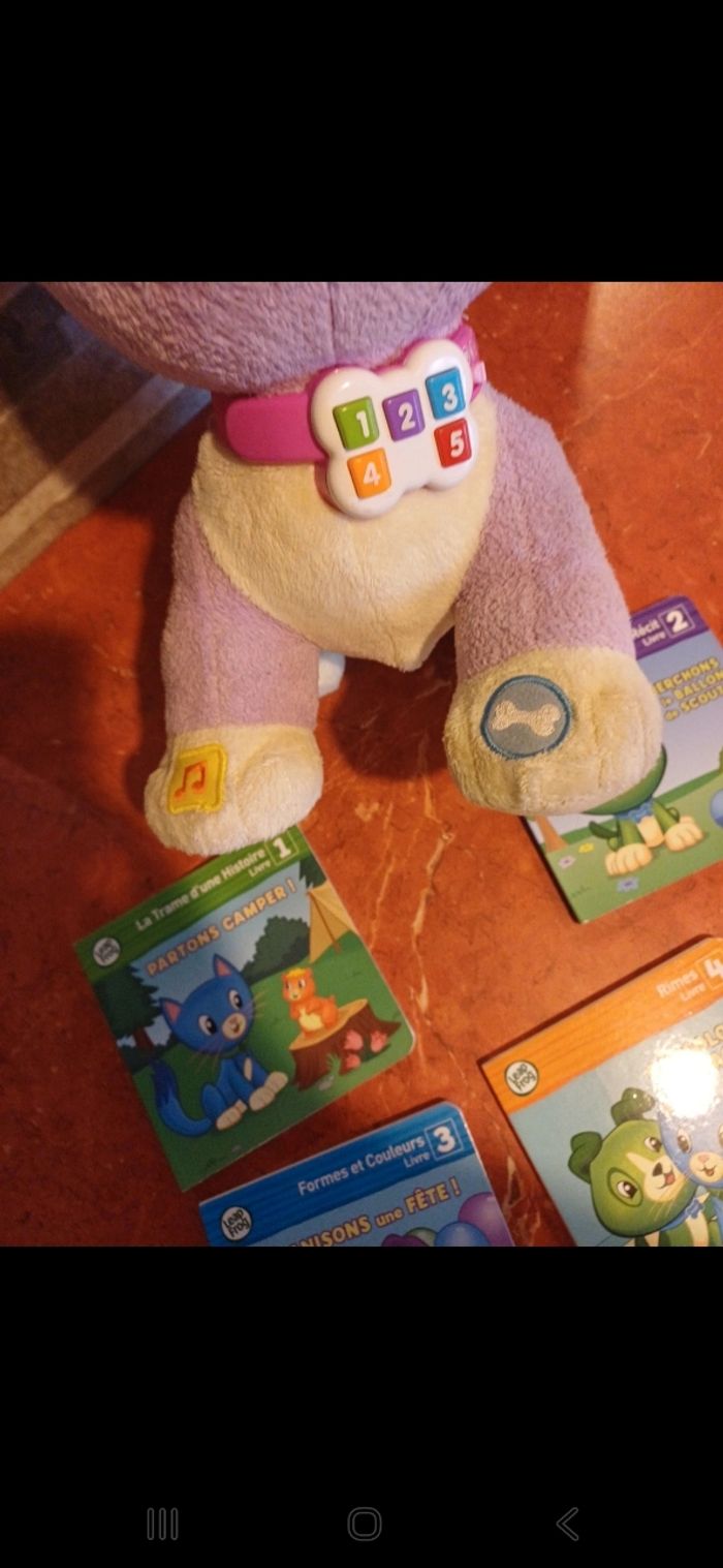 Peluche interactive lis avec violette - photo numéro 4