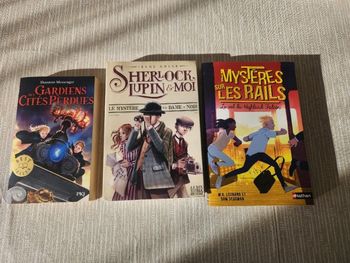 Lot de 3 livres d'aventure jeunesse