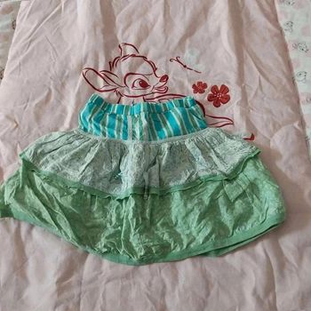 Jupe vert  bleu