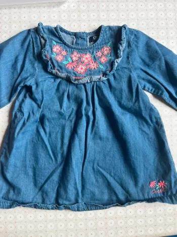 Robe jeans creeks 12 mois