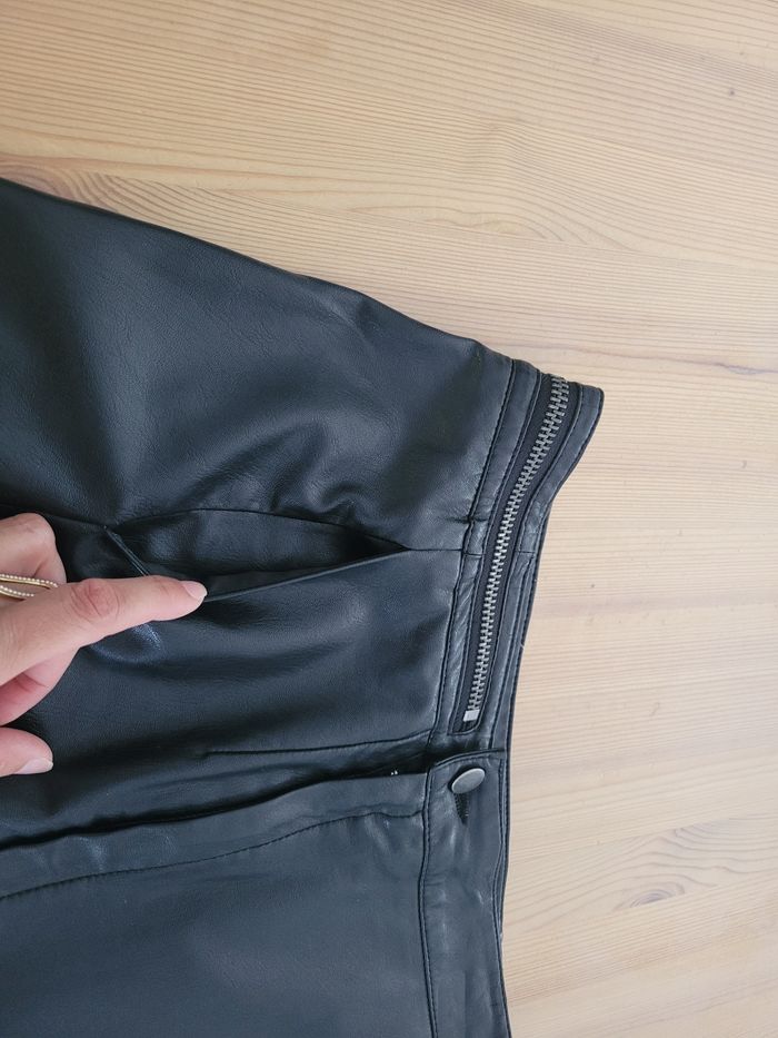 Jupe 3/4 similicuir Naf Naf - photo numéro 2