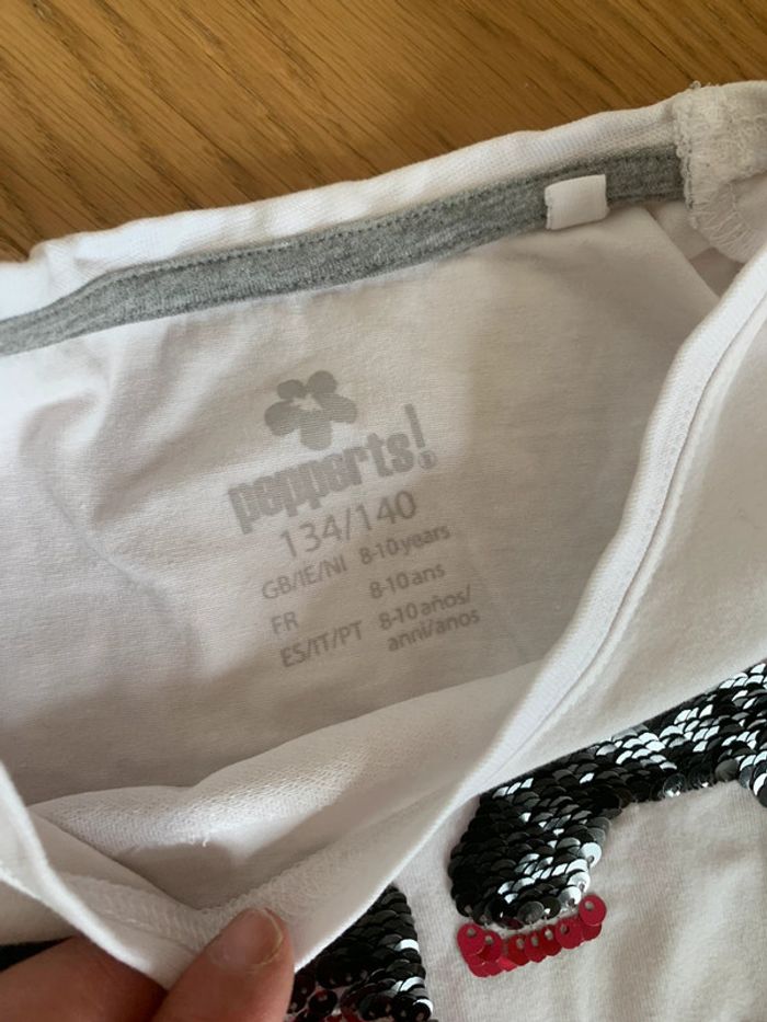Lot de 2 tshirts Pepperts taille8/10 ans - photo numéro 3