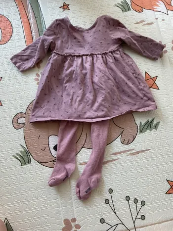 Lot robe + collant Kiabi