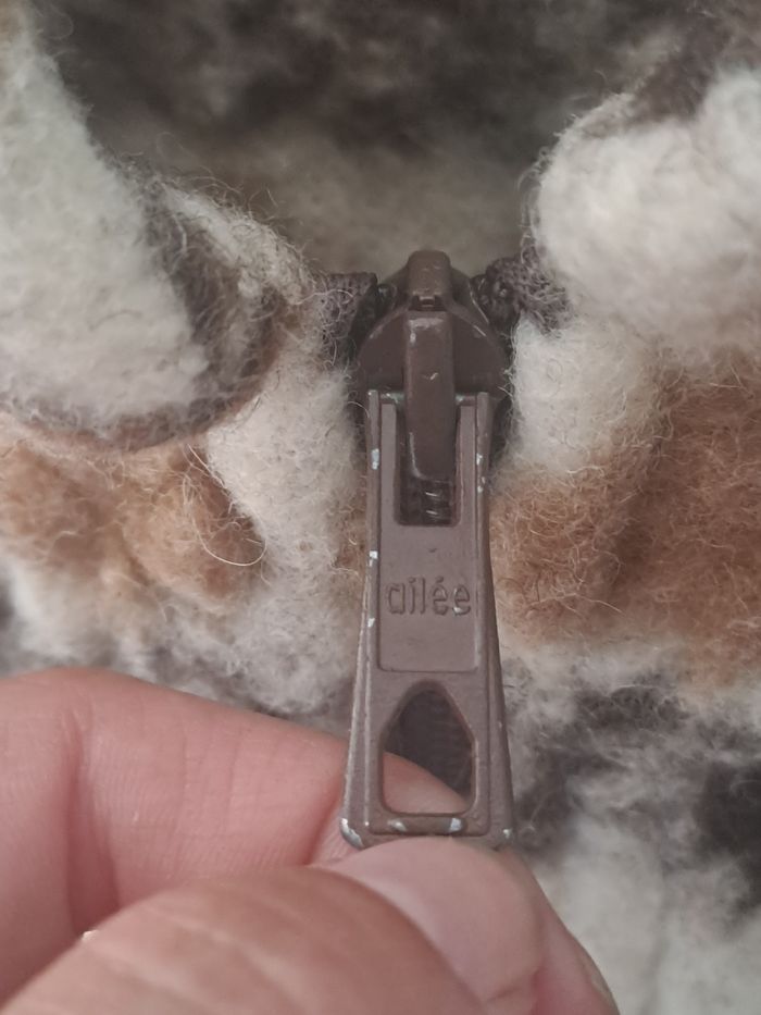 Veste sans manches moumoute vintage - photo numéro 5