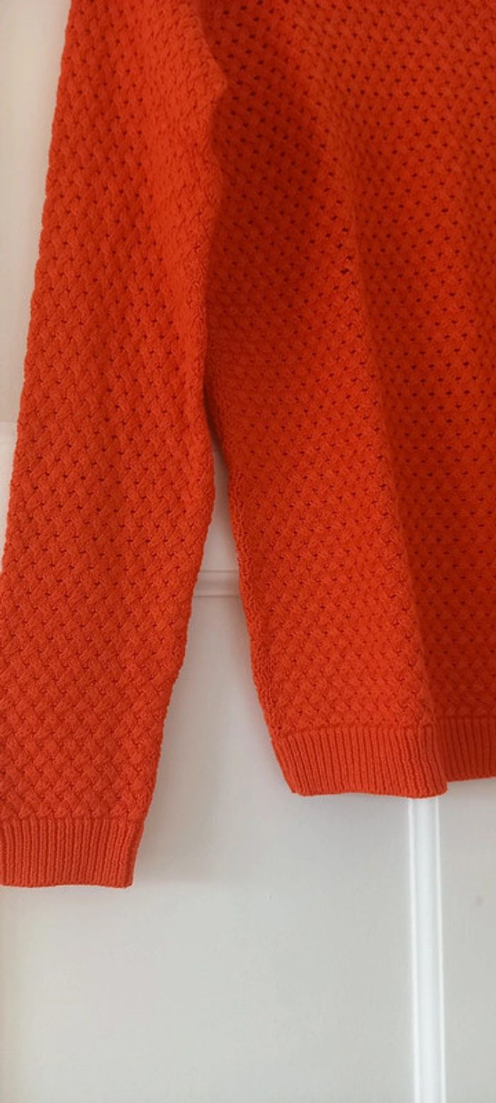 Pull en mailles pimkie 38 rouge - photo numéro 3