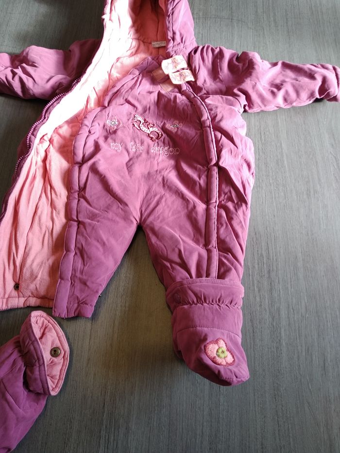 Combinaison rose 6 mois - photo numéro 4