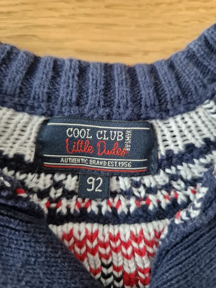 Gilet cardigan de Noël 24 mois Cool club - photo numéro 2