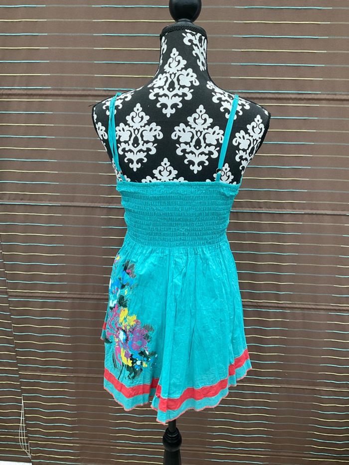 Blouse turquoise/multicolore TU neuve - photo numéro 2