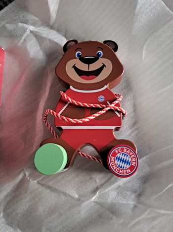 Jouet a tire en bois 