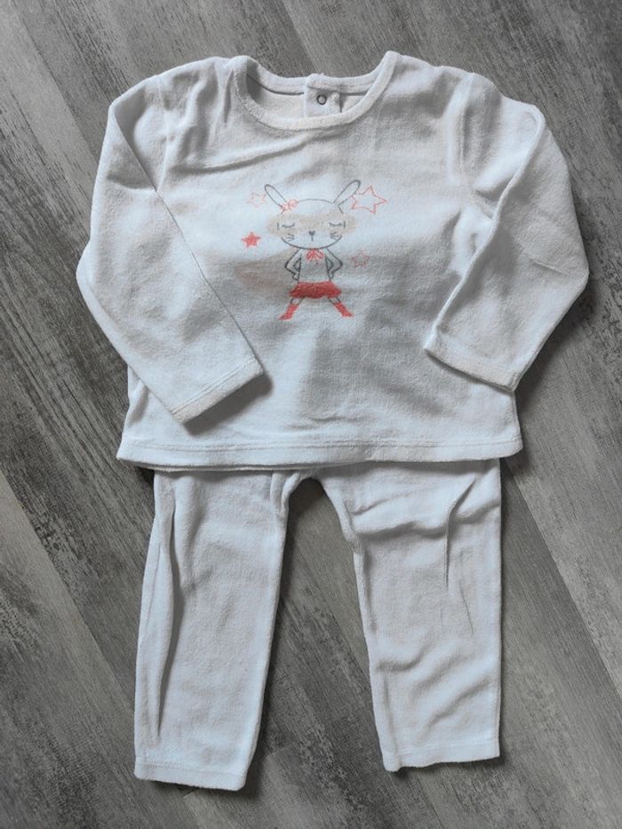 Pyjama velours doux 🐰 18m - photo numéro 6