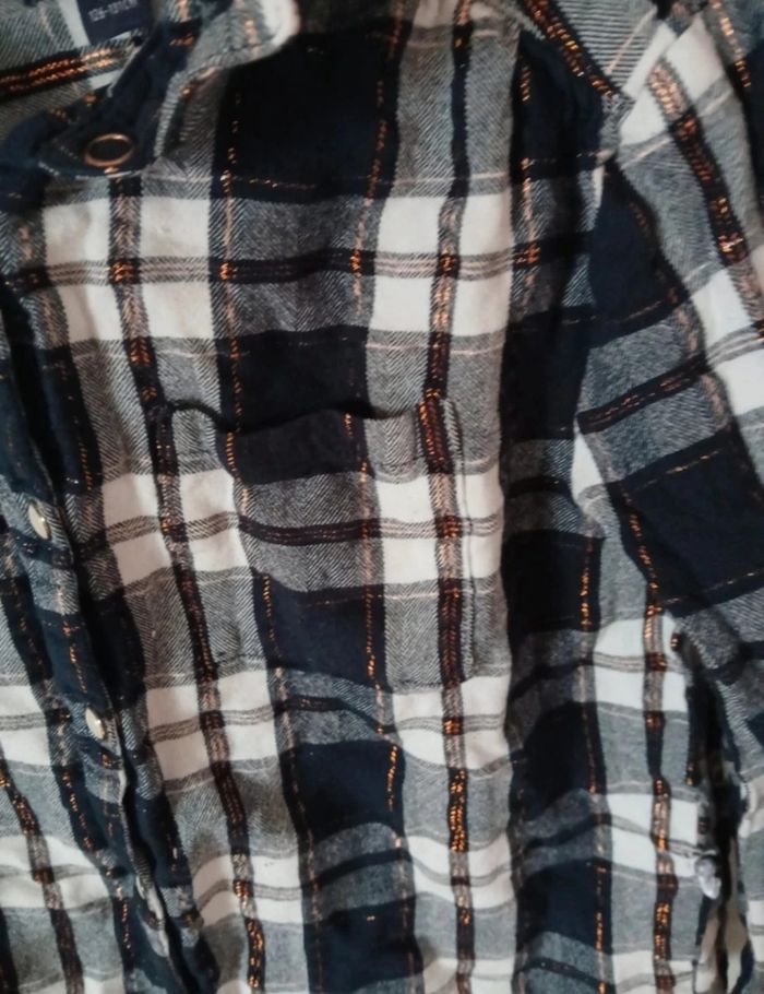 Blouse à carreaux - photo numéro 2