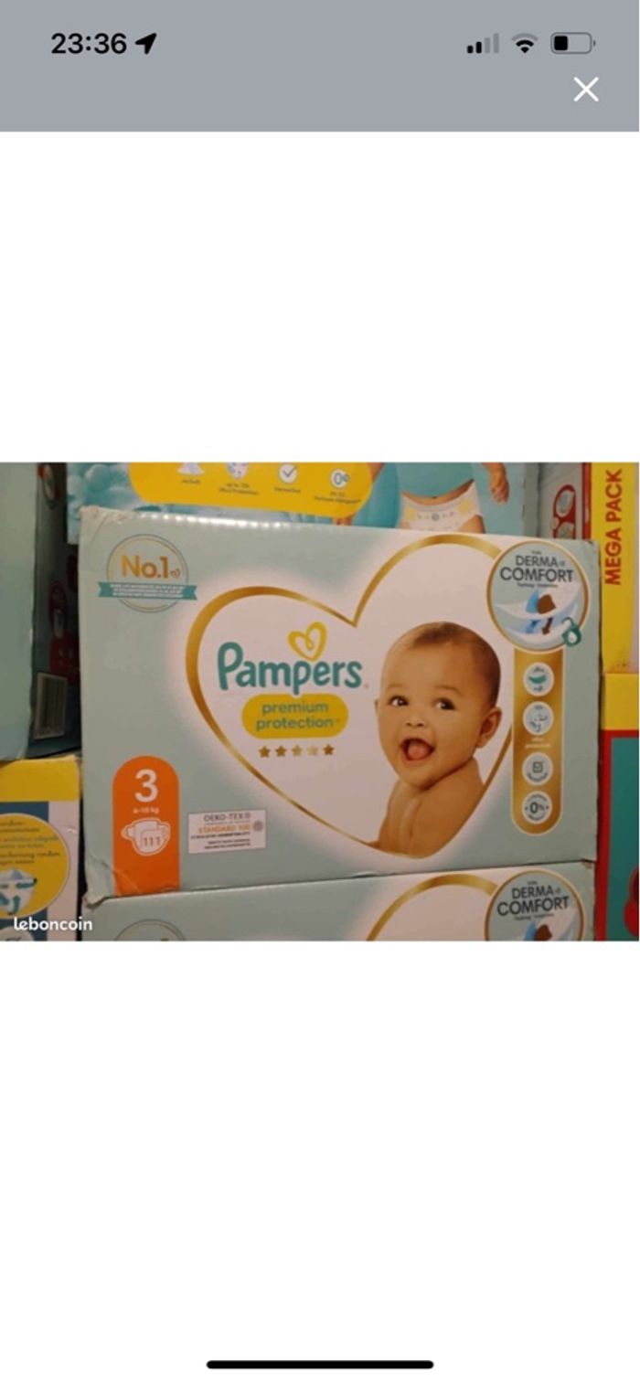 Pampers premium protection taille 3