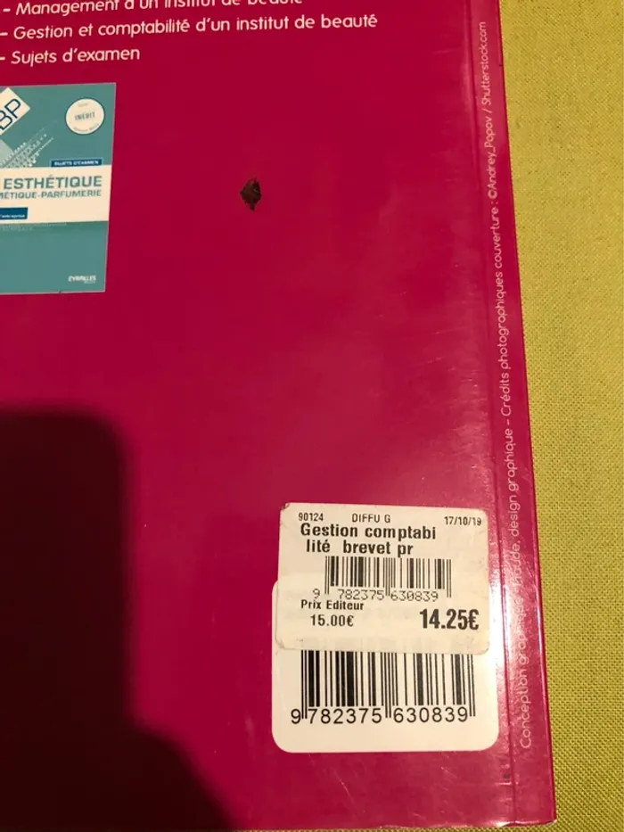 Cahier livre brevet gestion et comptabilité d’un salon de coiffure - photo numéro 7