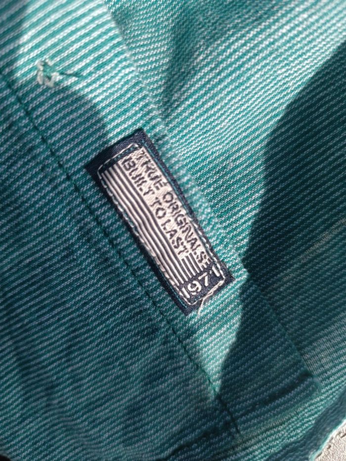 Chemise manches courtes a rayures - photo numéro 7