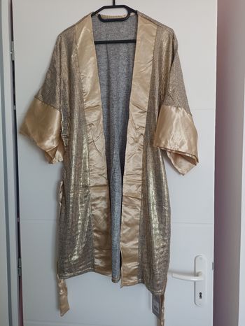 Kimono de plage doré
