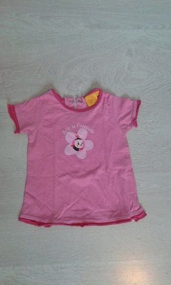 maillot manches courtes fille 12 mois