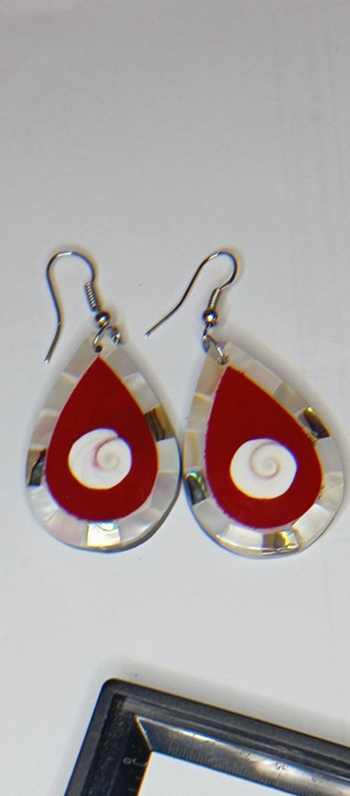 Boucles d'oreilles nacre