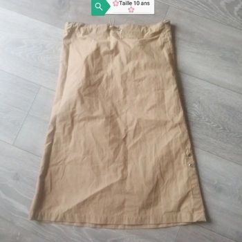 🌸Jupe beige longue "kids graffiti" Taille 10 ans Neuve 🌸