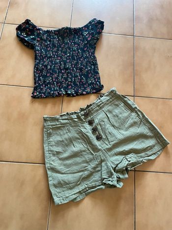Ensemble short + t shirt XS