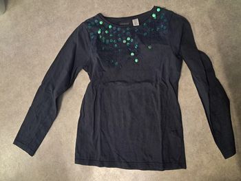 haut tee shirt manches longues fille 8 ans okaidi