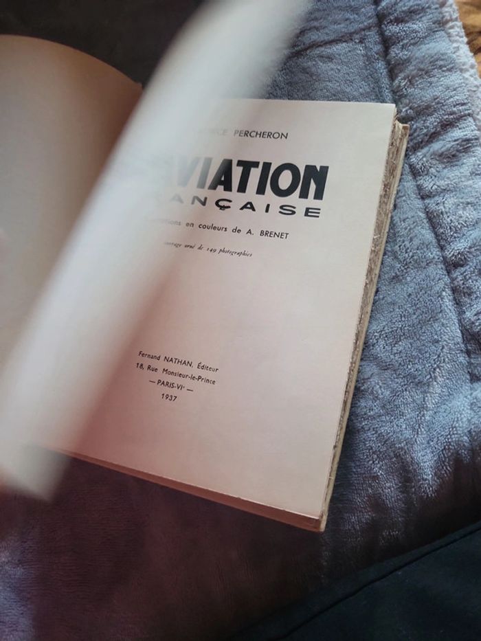 Livre ancien l'aviation française Maurice percheron - photo numéro 4