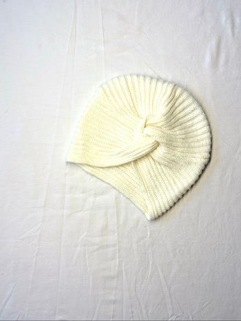 Turban en laine blanc – H&M