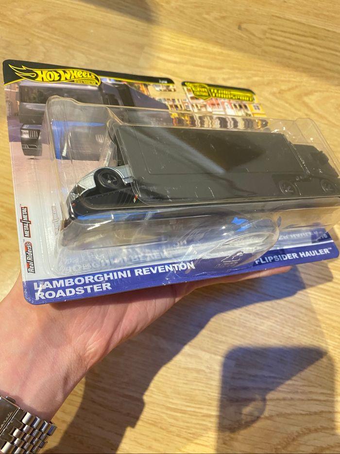 Hot Wheels  | Team Transport  |  | Lamborghini Reventón Roadster - Flipsider Hauler | #76 | FLF56 - JBM31 - photo numéro 3