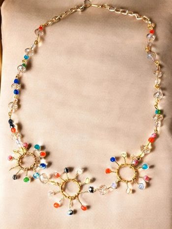 Magnifique collier style vintage doré