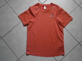 Tee-shirt MC sport orange DECATHLON Taille XS