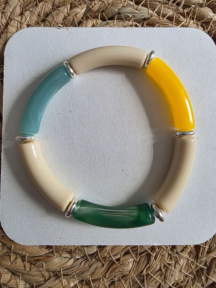 Bracelet fantaisie coloré elastique - photo numéro 2