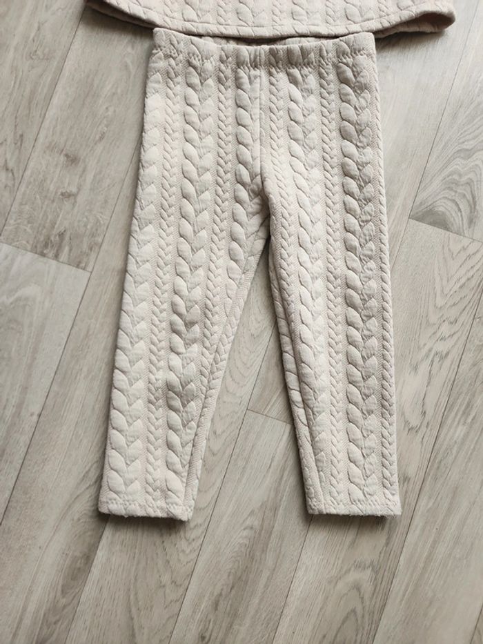 Ensemble Alix beige col broderie 24/36mois - photo numéro 7